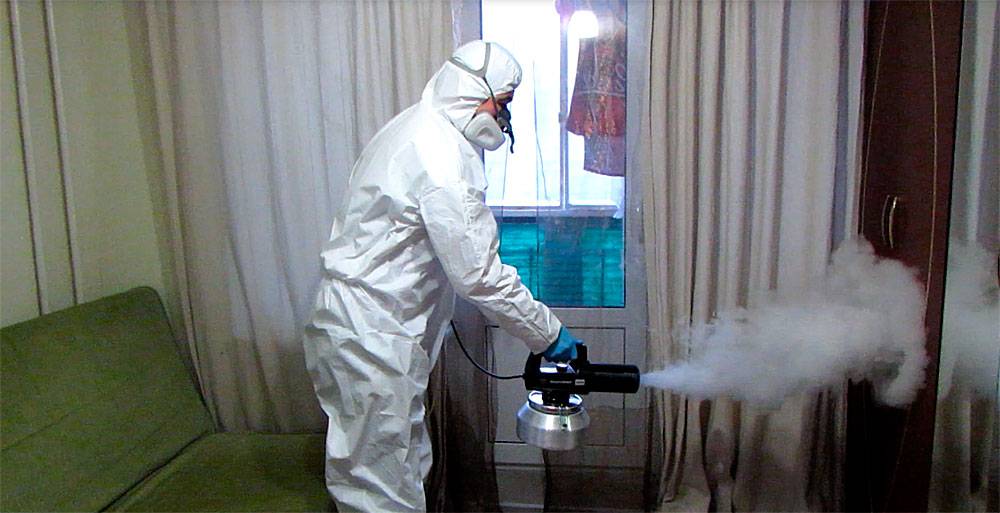 Дезинфекция тараканов горячим туманом Уничтожение тараканов горячим туманом